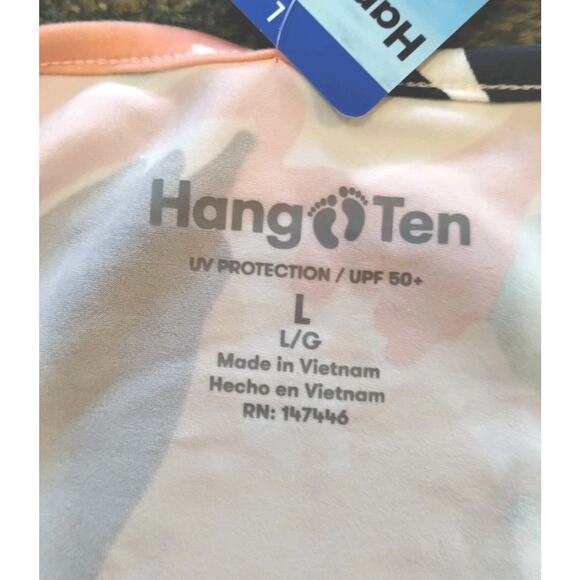 Hang Ten NEW Sun Protection Womens L UPF 50+ Long Sleeve Shirt Quick Dry Pocket - Picture 5 of 16